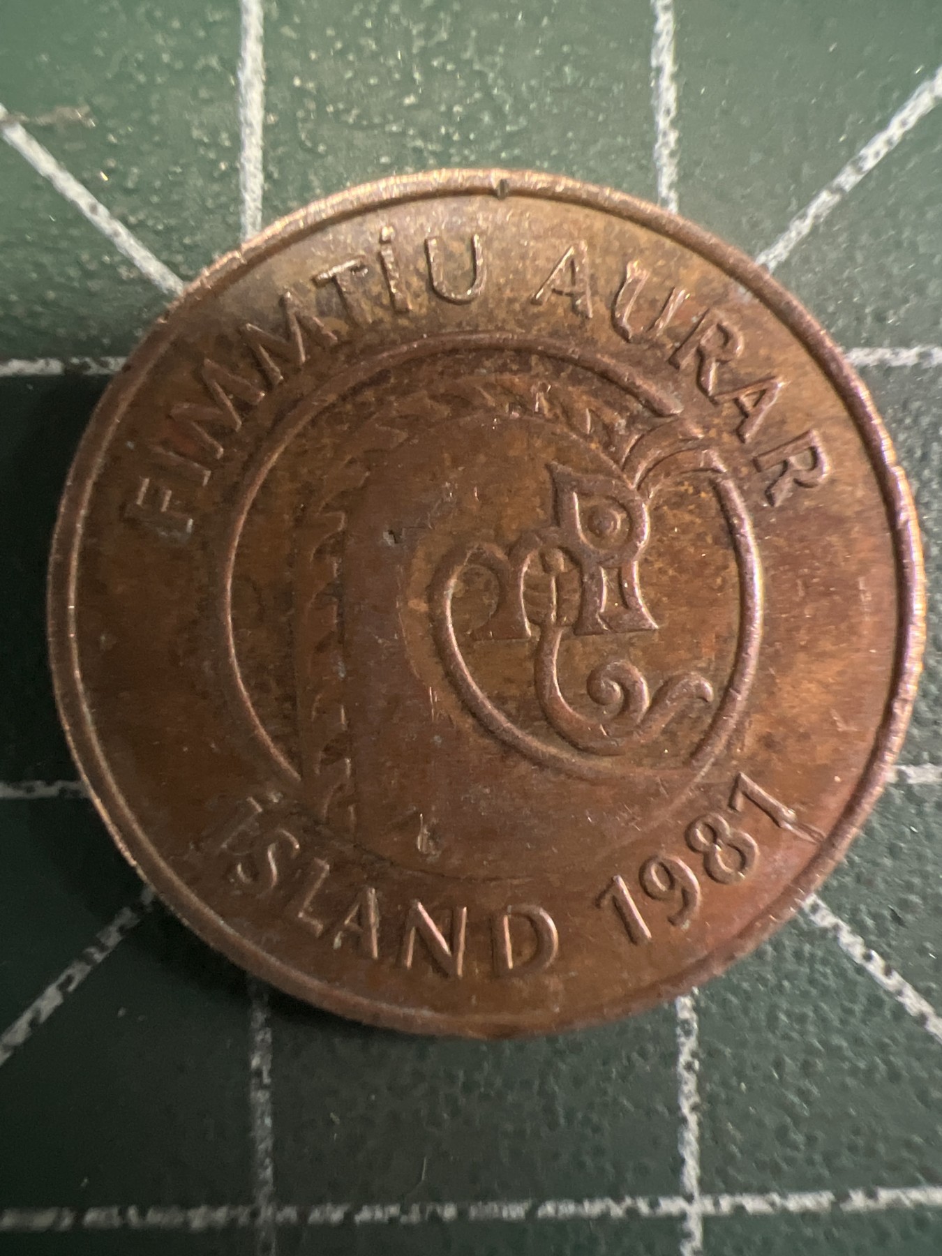 泡泡堂第351期  世界硬币 （无押金，捡漏，全场20包邮，偏远地区除外，接收代拍业务） 冰岛50奥拉