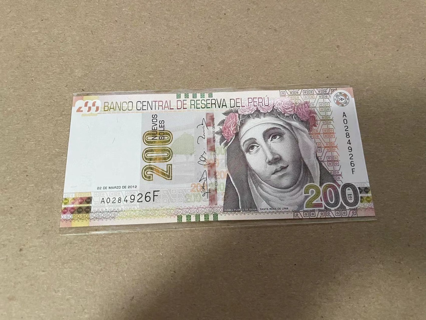 【Blue Auction】✨世界纸币精拍第341期——周日畅拍场 秘鲁 2012年200新索尔 全新UNC 精美