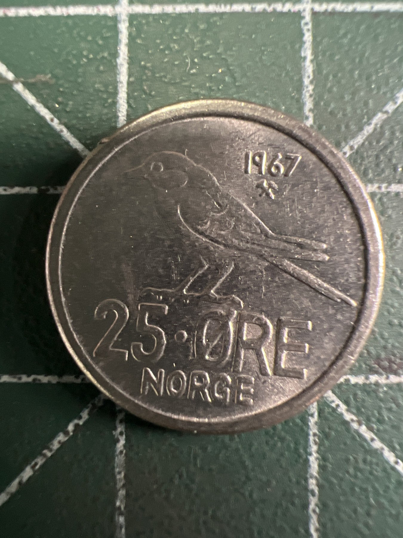 泡泡堂第353期  世界硬币 （无押金，捡漏，全场20包邮，偏远地区除外，接收代拍业务） 挪威25欧尔