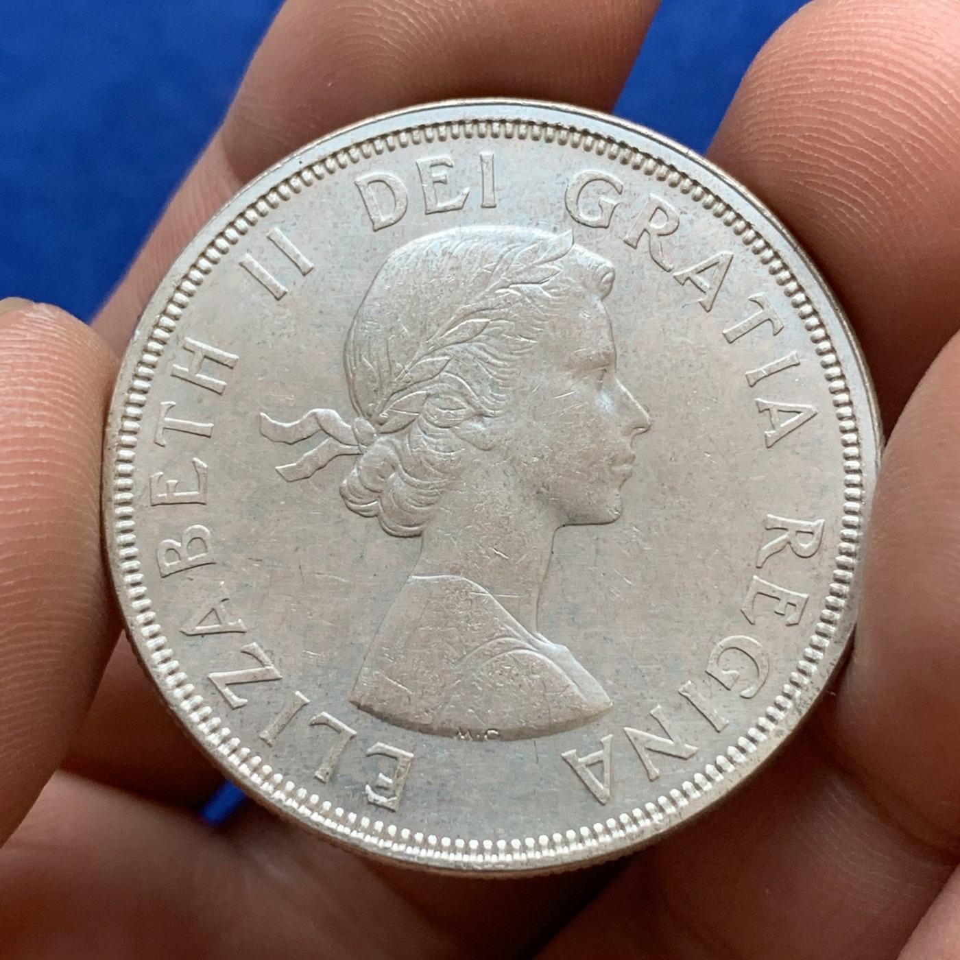 《竞宝斋》第179场-周日，周一2场 (全场包邮) 加拿大 1964年 夏洛特敦和魁北克会议100周年 纪念银币