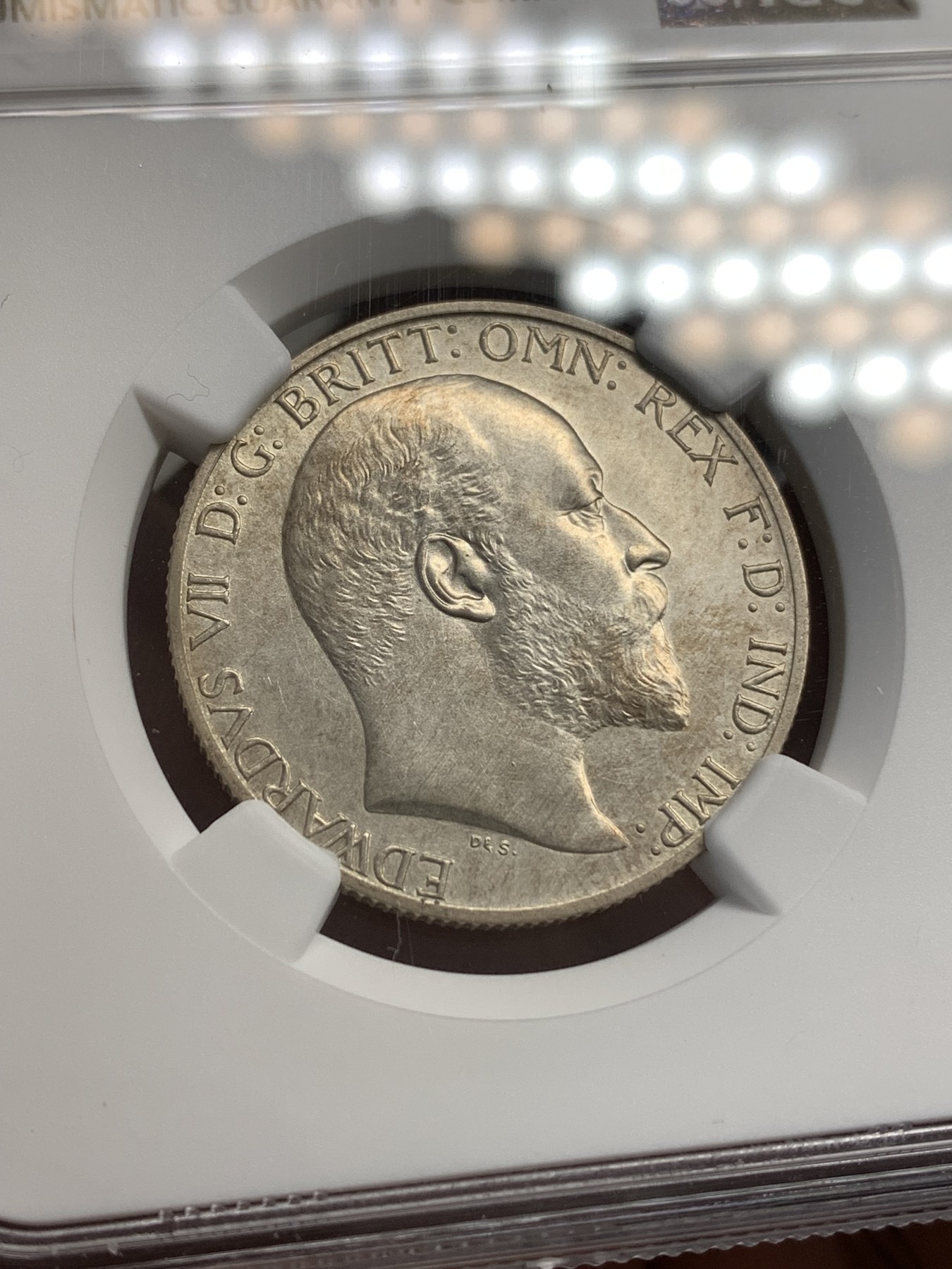 《竞宝斋》第179场-周日，周一2场 (全场包邮) NGC-PF61matte 英国 1902年 爱德华七世 2先令 海神先令，老味道，底板无痕