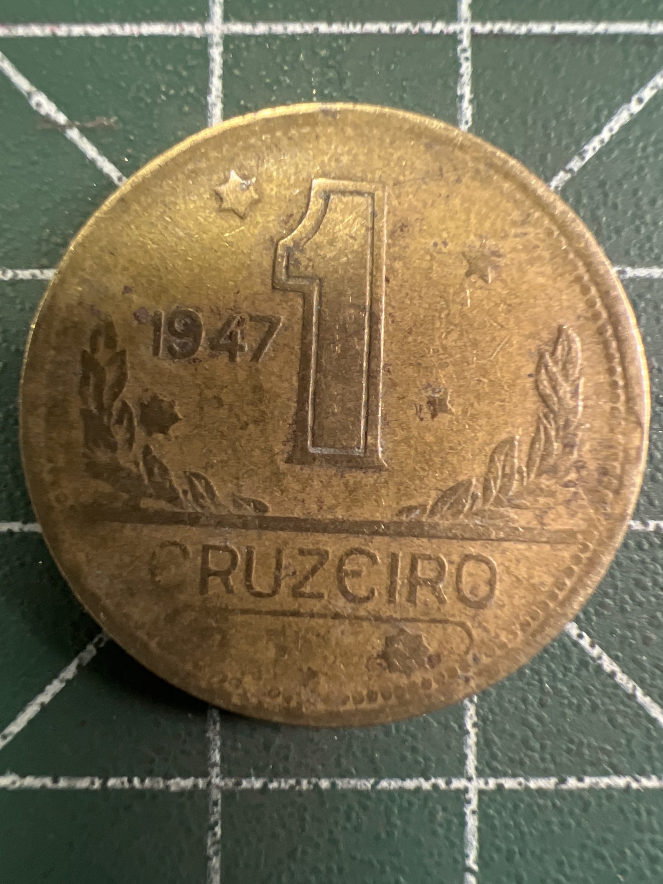 泡泡堂第353期  世界硬币 （无押金，捡漏，全场20包邮，偏远地区除外，接收代拍业务） 巴西1克鲁塞罗