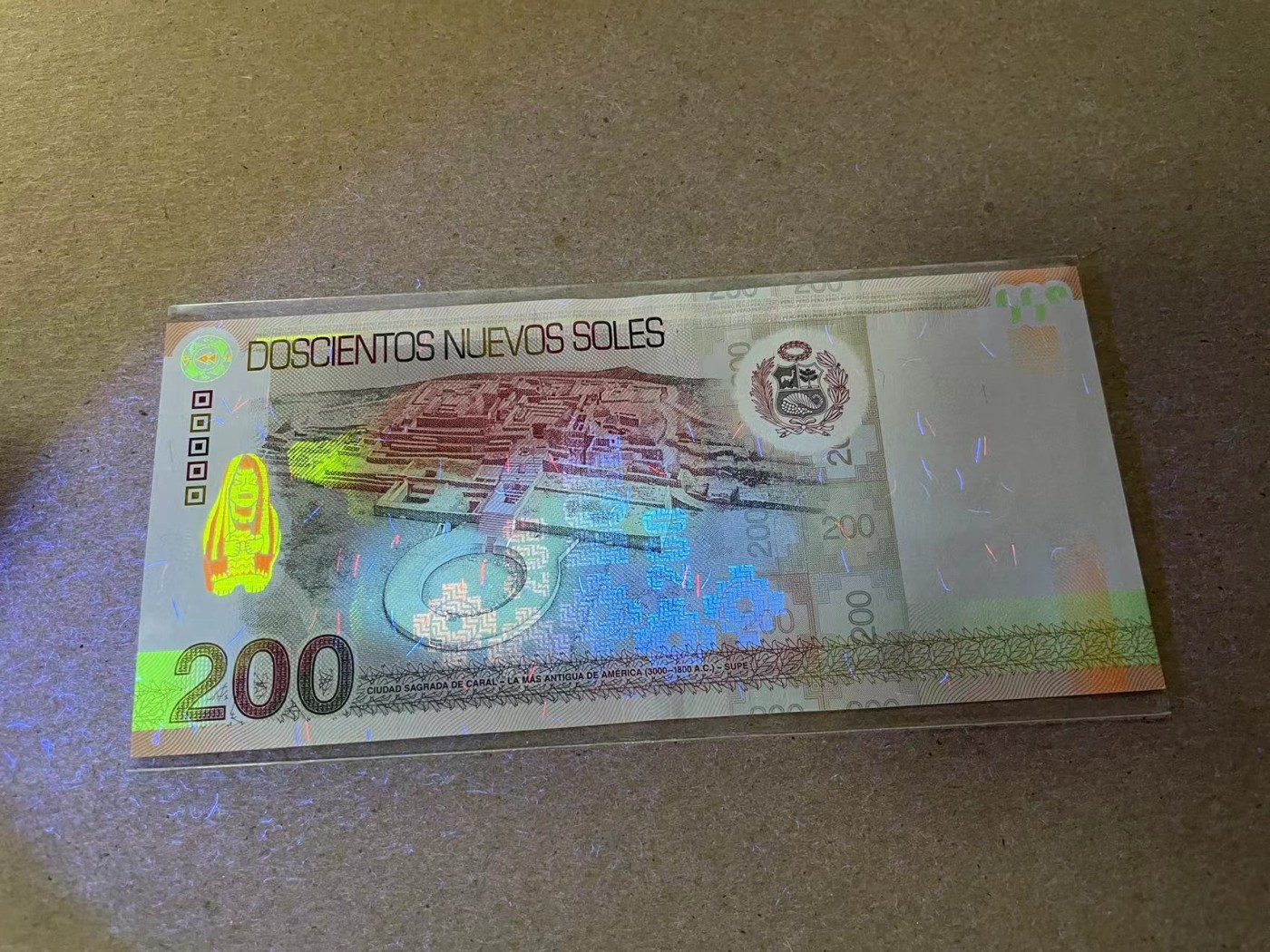 【Blue Auction】✨世界纸币精拍第341期——周日畅拍场 秘鲁 2012年200新索尔 全新UNC 精美