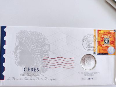 邮币封第四场 1999年法国纪念艾菲尔铁塔邮币封