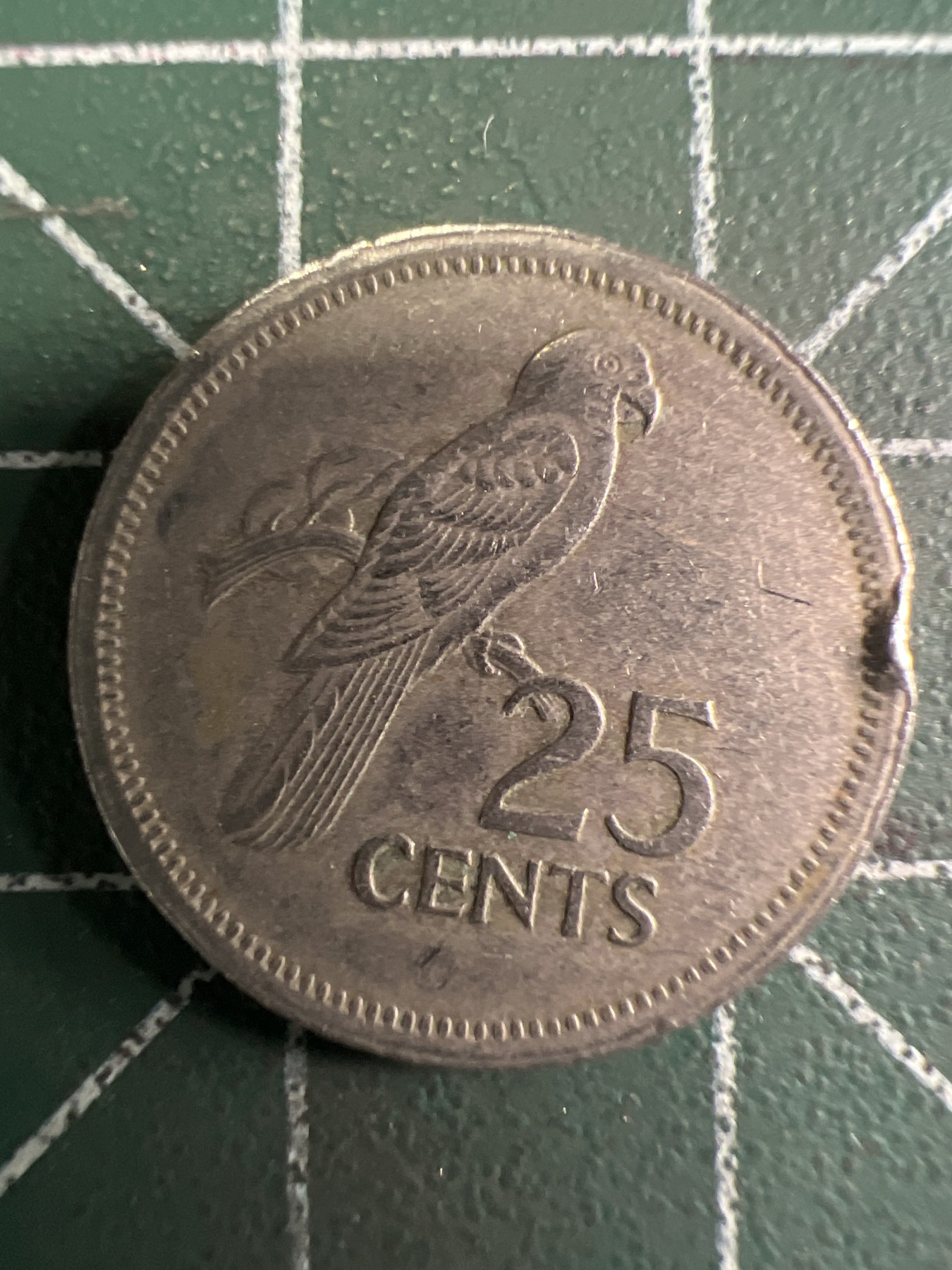 泡泡堂第353期  世界硬币 （无押金，捡漏，全场20包邮，偏远地区除外，接收代拍业务） 塞舌尔25分