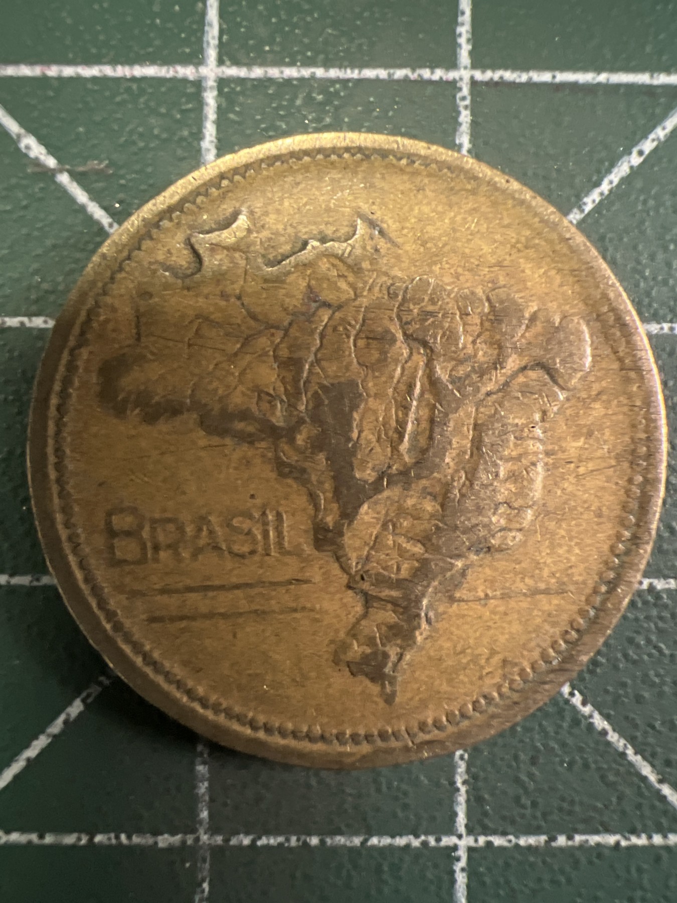 泡泡堂第351期  世界硬币 （无押金，捡漏，全场20包邮，偏远地区除外，接收代拍业务） 巴西一克鲁塞罗