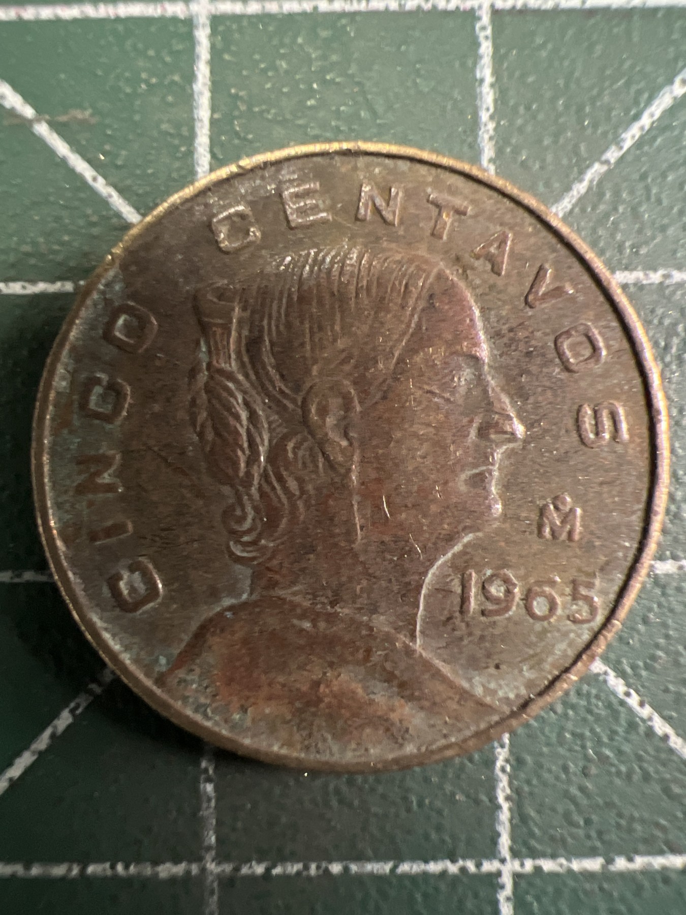 泡泡堂第353期  世界硬币 （无押金，捡漏，全场20包邮，偏远地区除外，接收代拍业务） 墨西哥五分