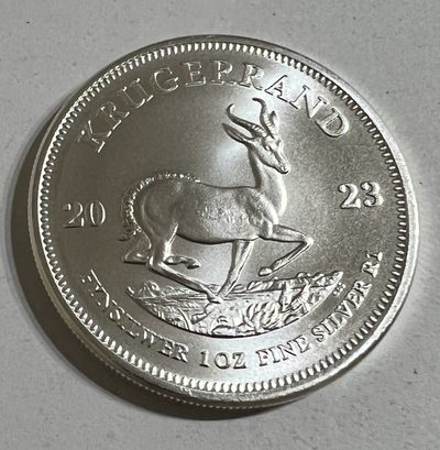 S&S Numismatic世界钱币-拍卖 第114期  - 南非2023年 克鲁格-羚羊 1兰特1盎司999投资银币