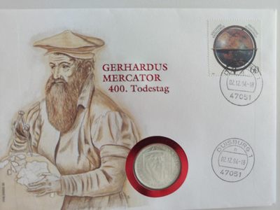 邮币封第四场 1969年德国格哈德逝世375年5马克纪念银币邮币封