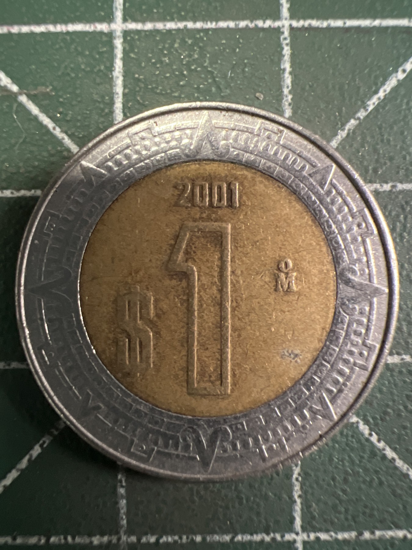 泡泡堂第351期  世界硬币 （无押金，捡漏，全场20包邮，偏远地区除外，接收代拍业务） 墨西哥双色币