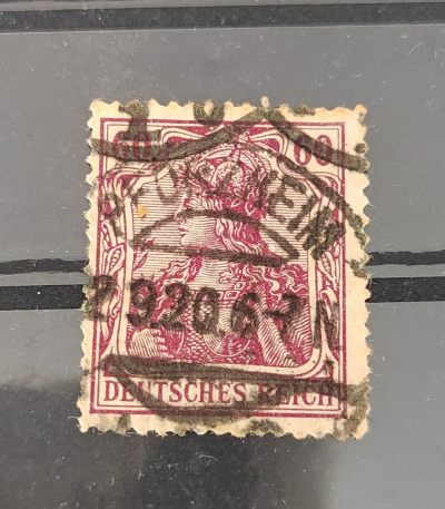 王之爱好～中外邮票 - 德国古典日耳曼尼亚女神邮票