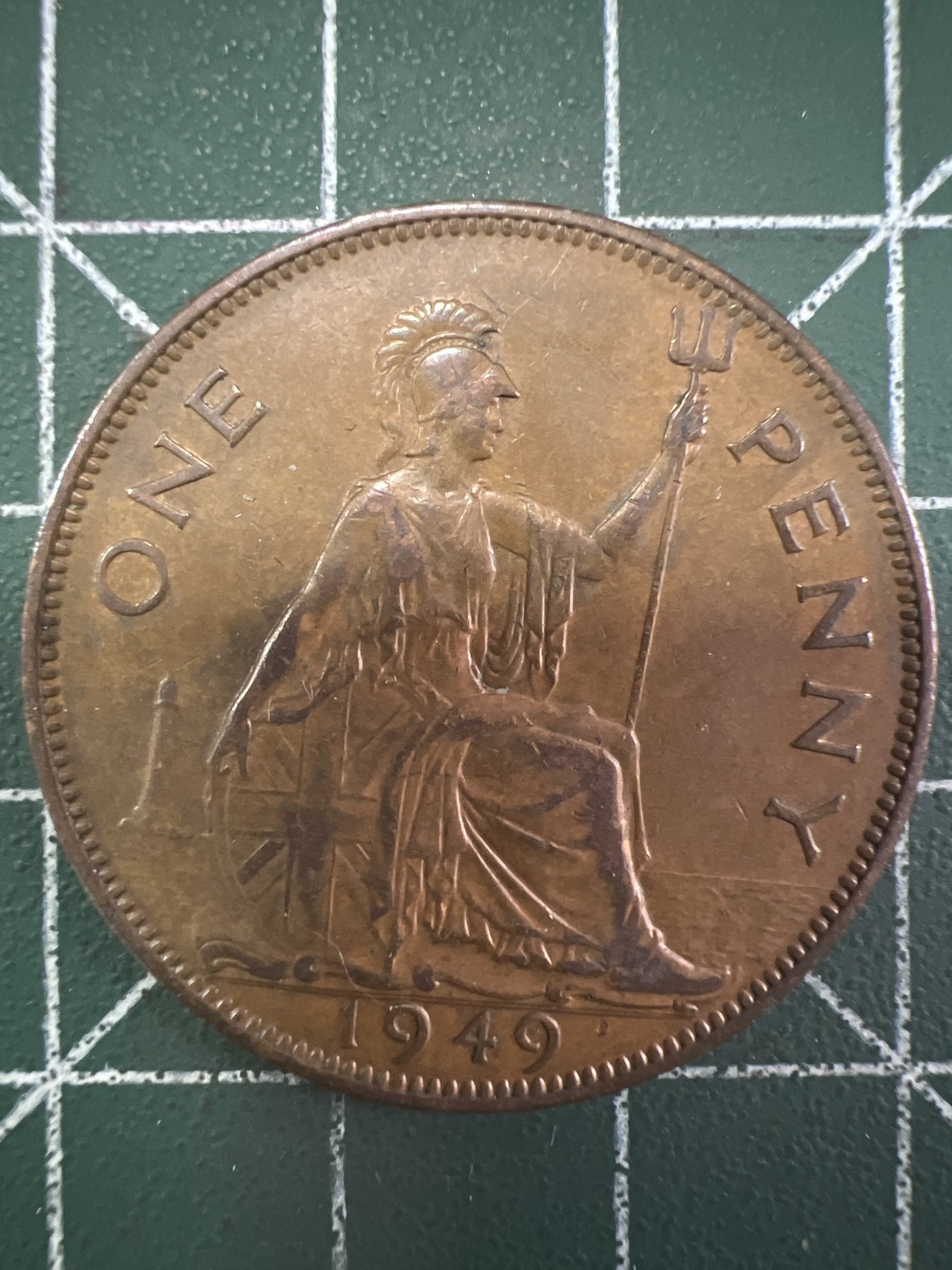 泡泡堂第377期 硬币专场 （无押金，捡漏，全场20包邮，偏远地区除外，接收代拍业务） 乔六一便士1949年