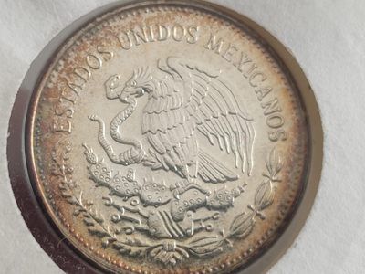 邮币封第四场 1985年墨西哥世界杯25比索银币邮币封