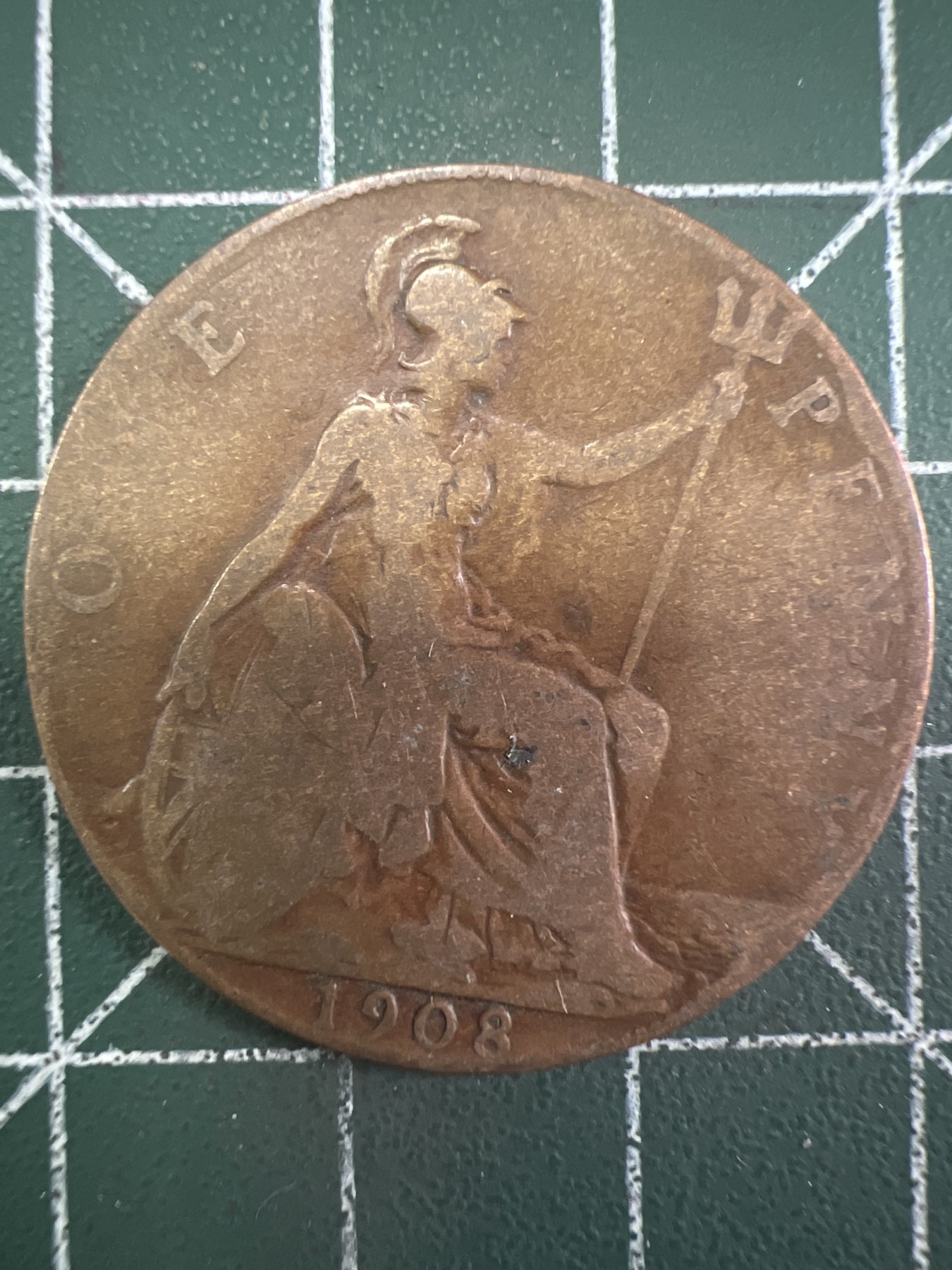 泡泡堂第352期  世界硬币 （无押金，捡漏，全场20包邮，偏远地区除外，接收代拍业务） 乔五一便士1908年