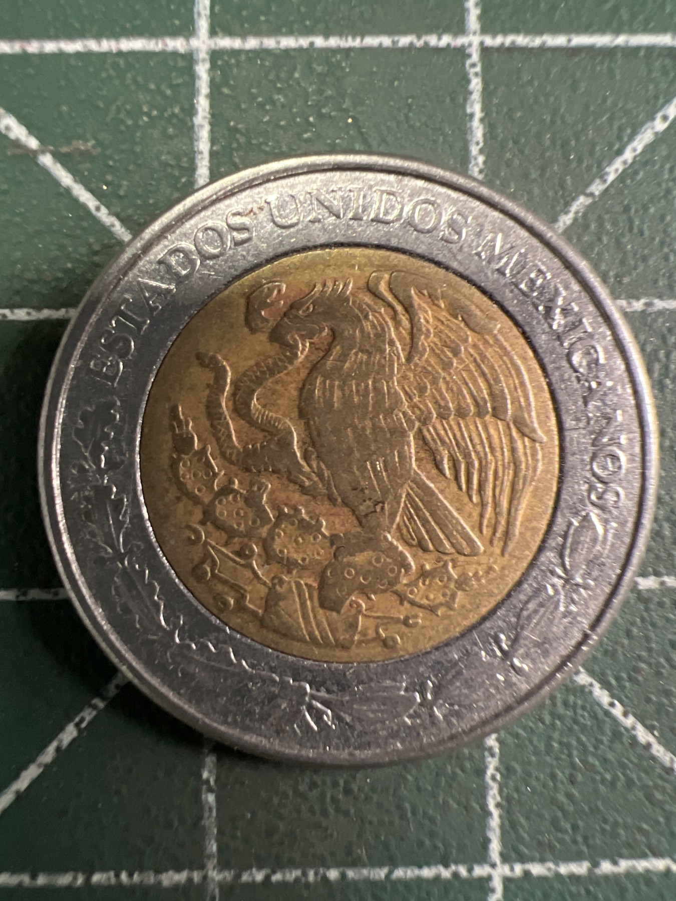 泡泡堂第353期  世界硬币 （无押金，捡漏，全场20包邮，偏远地区除外，接收代拍业务） 墨西哥双色币