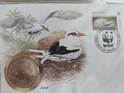 邮币封第四场 1998年阿森松岛50便士邮币封