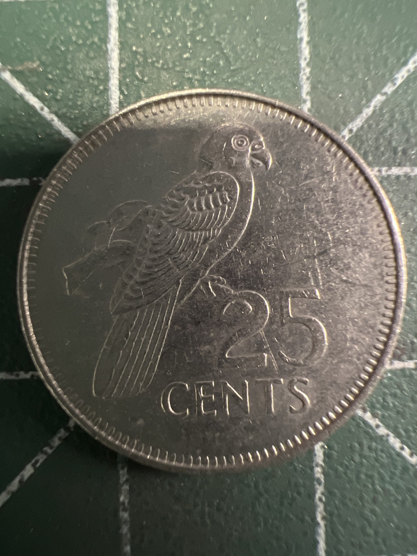 泡泡堂第350期  世界硬币 （无押金，捡漏，全场20包邮，偏远地区除外，接收代拍业务） 塞舌尔25分