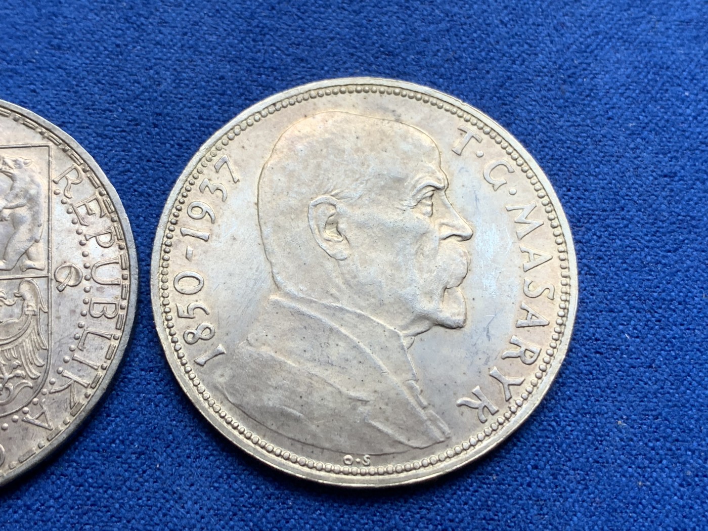 《竞宝斋》第179场-周日，周一2场 (全场包邮) 捷克斯洛伐克1933年、1937年20克朗银币2枚