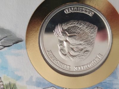 邮币封第四场 1989德国濒危动物海豹银章邮币封