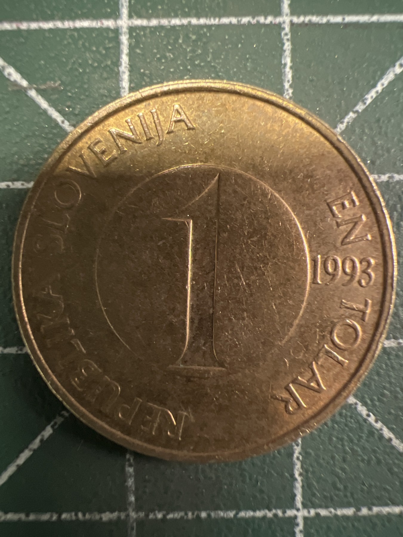 泡泡堂第376期 硬币专场 （无押金，捡漏，全场20包邮，偏远地区除外，接收代拍业务） 斯洛文尼亚1托拉