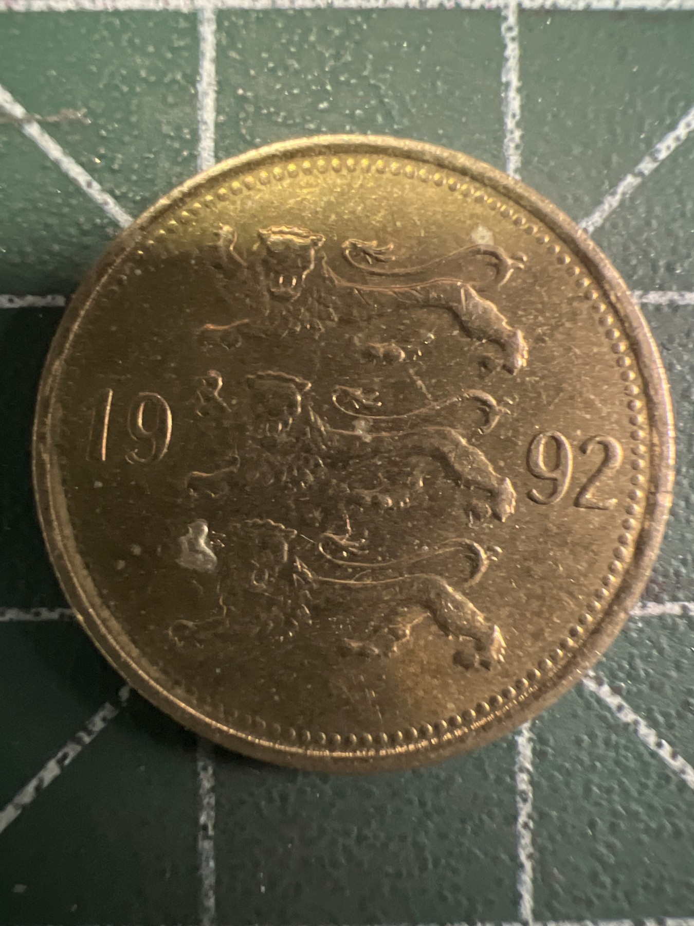 泡泡堂第351期  世界硬币 （无押金，捡漏，全场20包邮，偏远地区除外，接收代拍业务） 爱沙尼亚50分