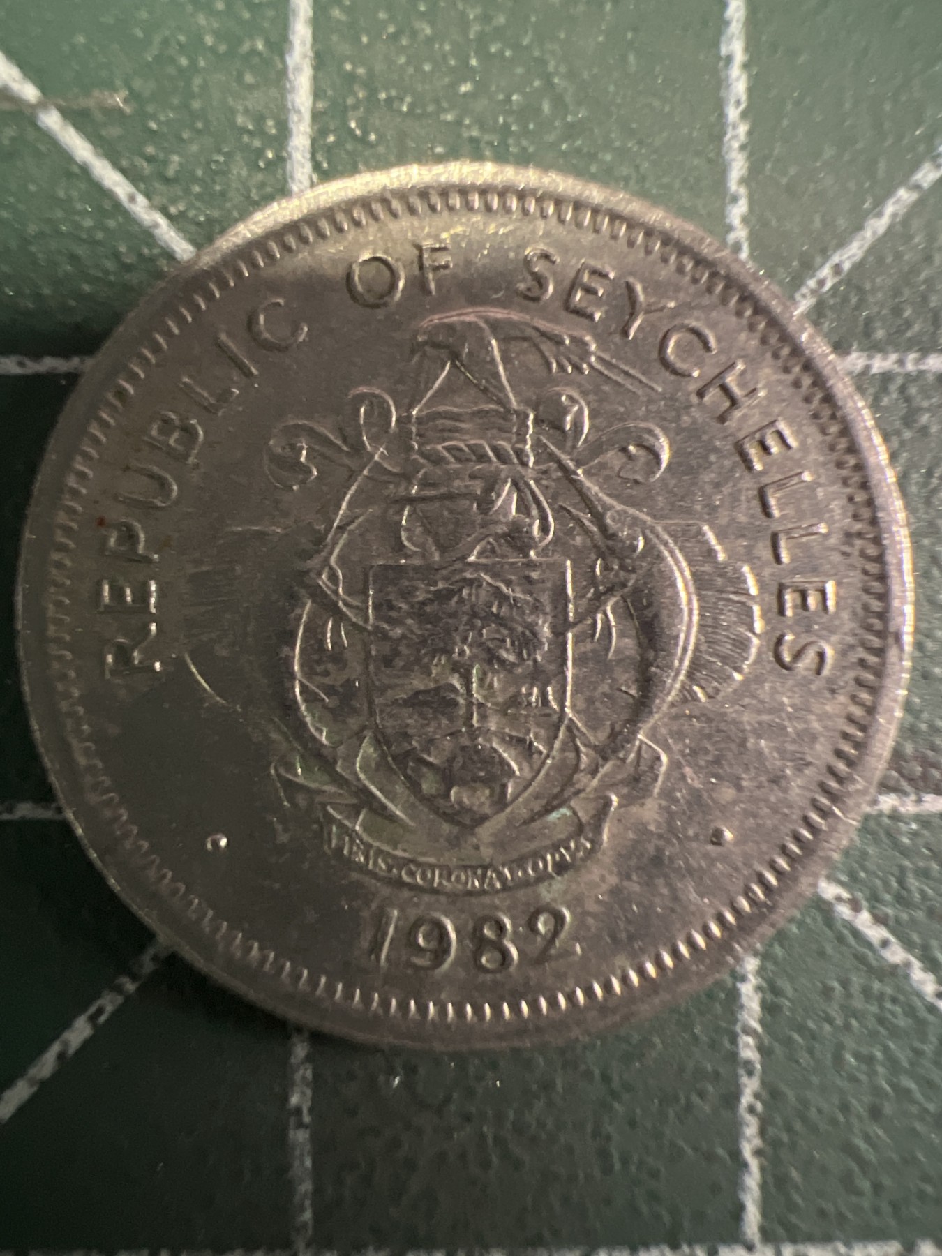 泡泡堂第352期  世界硬币 （无押金，捡漏，全场20包邮，偏远地区除外，接收代拍业务） 塞舌尔25分