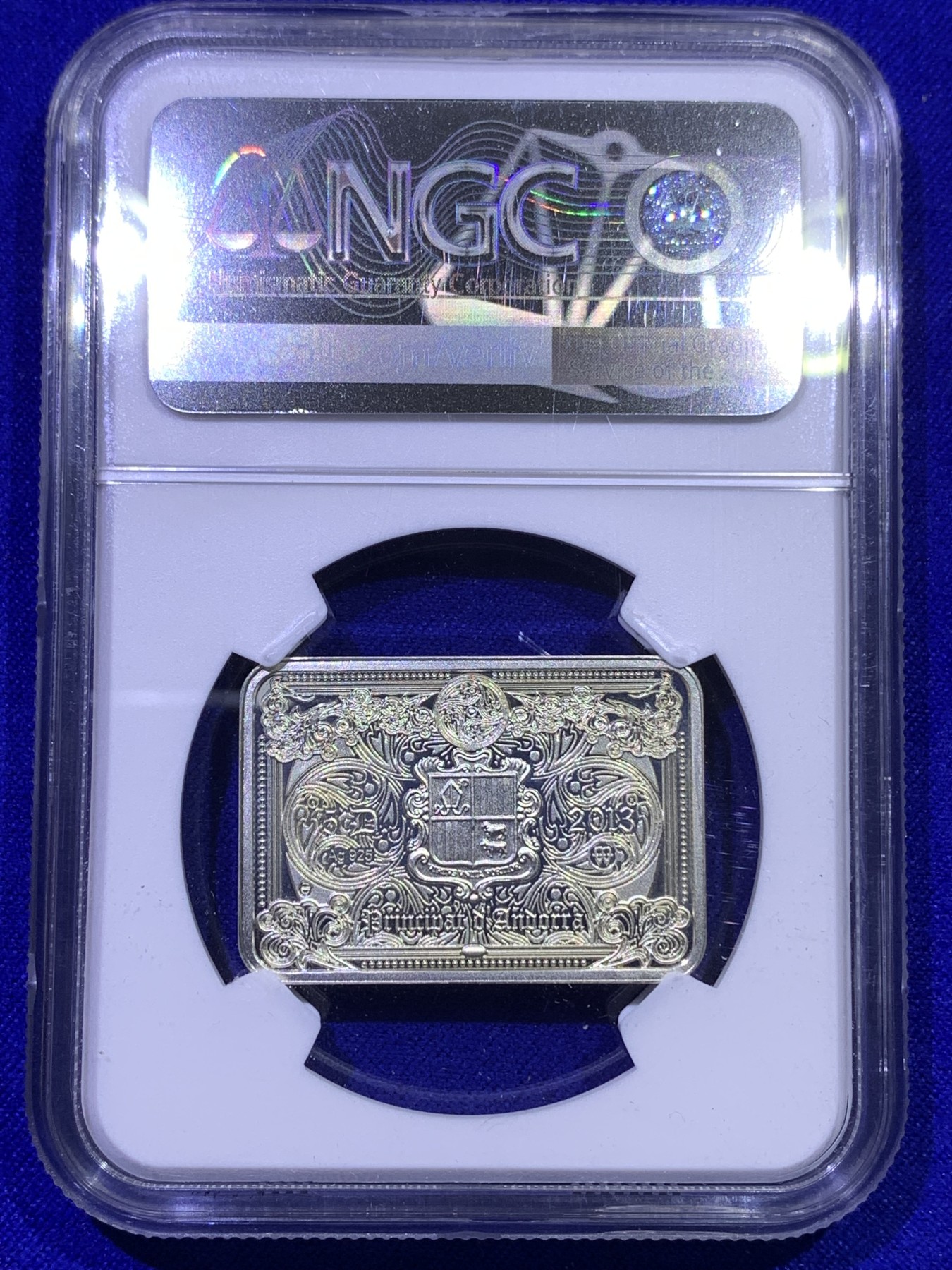 《竞宝斋》第179场-周日，周一2场 (全场包邮) NGC PF69 安道尔2013年 5第纳尔精制银币 925银 上帝传奇(2) 乔托.迪.邦多内名画—《坎纳的婚礼》亚军，更高分只有一枚，闲鱼不给卖了