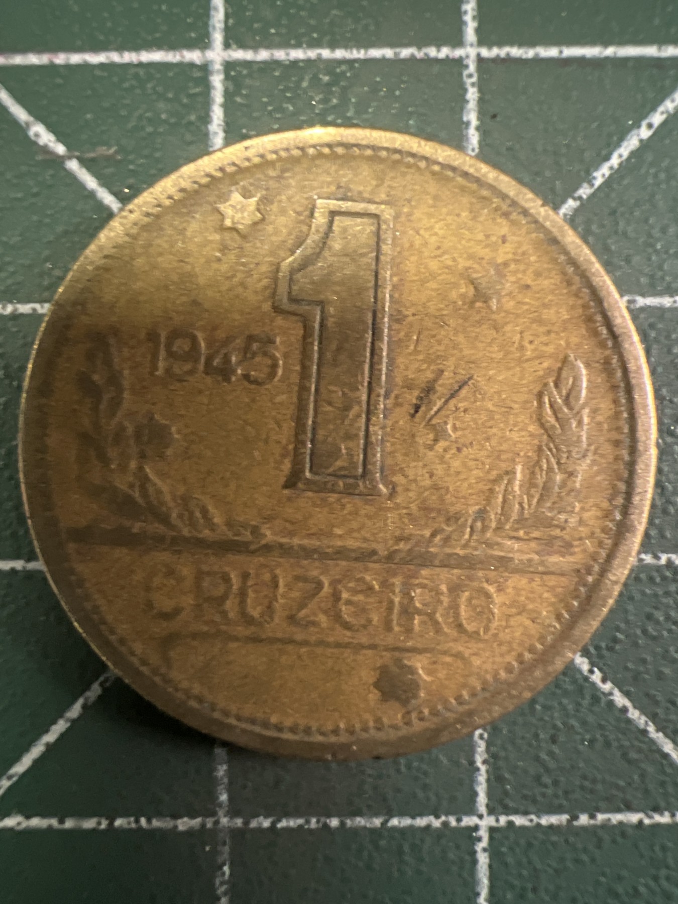 泡泡堂第351期  世界硬币 （无押金，捡漏，全场20包邮，偏远地区除外，接收代拍业务） 巴西一克鲁塞罗