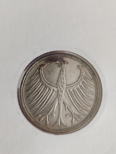 邮币封第四场 1966年德国5马克银币邮币封