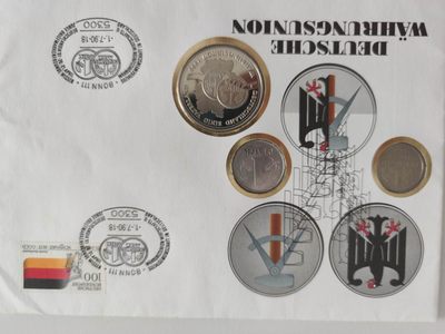 邮币封第四场 1990年东西德合并邮币封