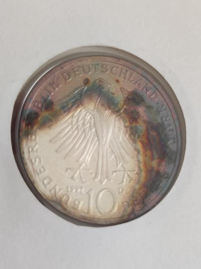 邮币封第四场 1992年德国洪堡十马克银币邮币封