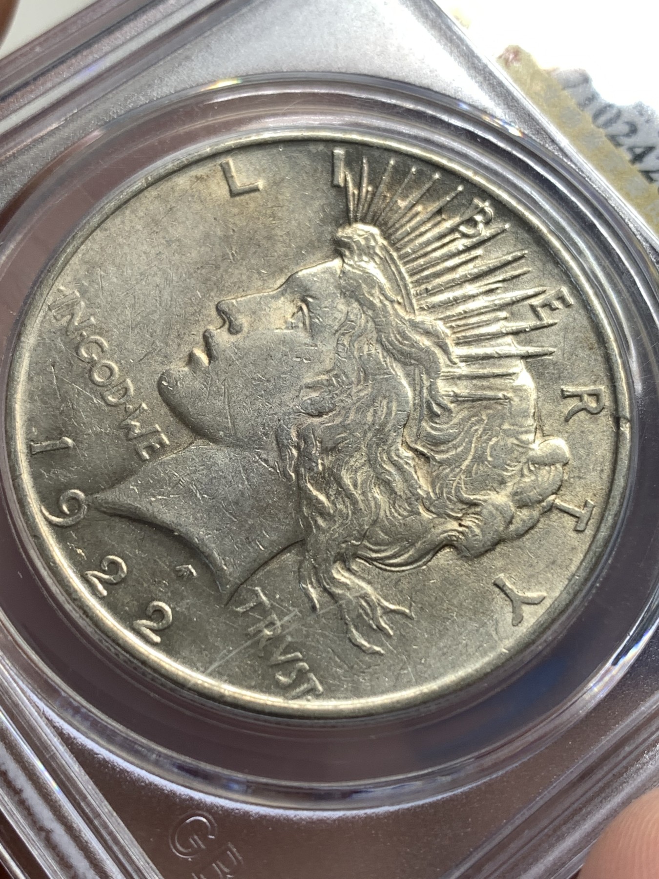 《竞宝斋》第179场-周日，周一2场 (全场包邮) 公博 MS61 美国 1922年 和平 1美元 大银币