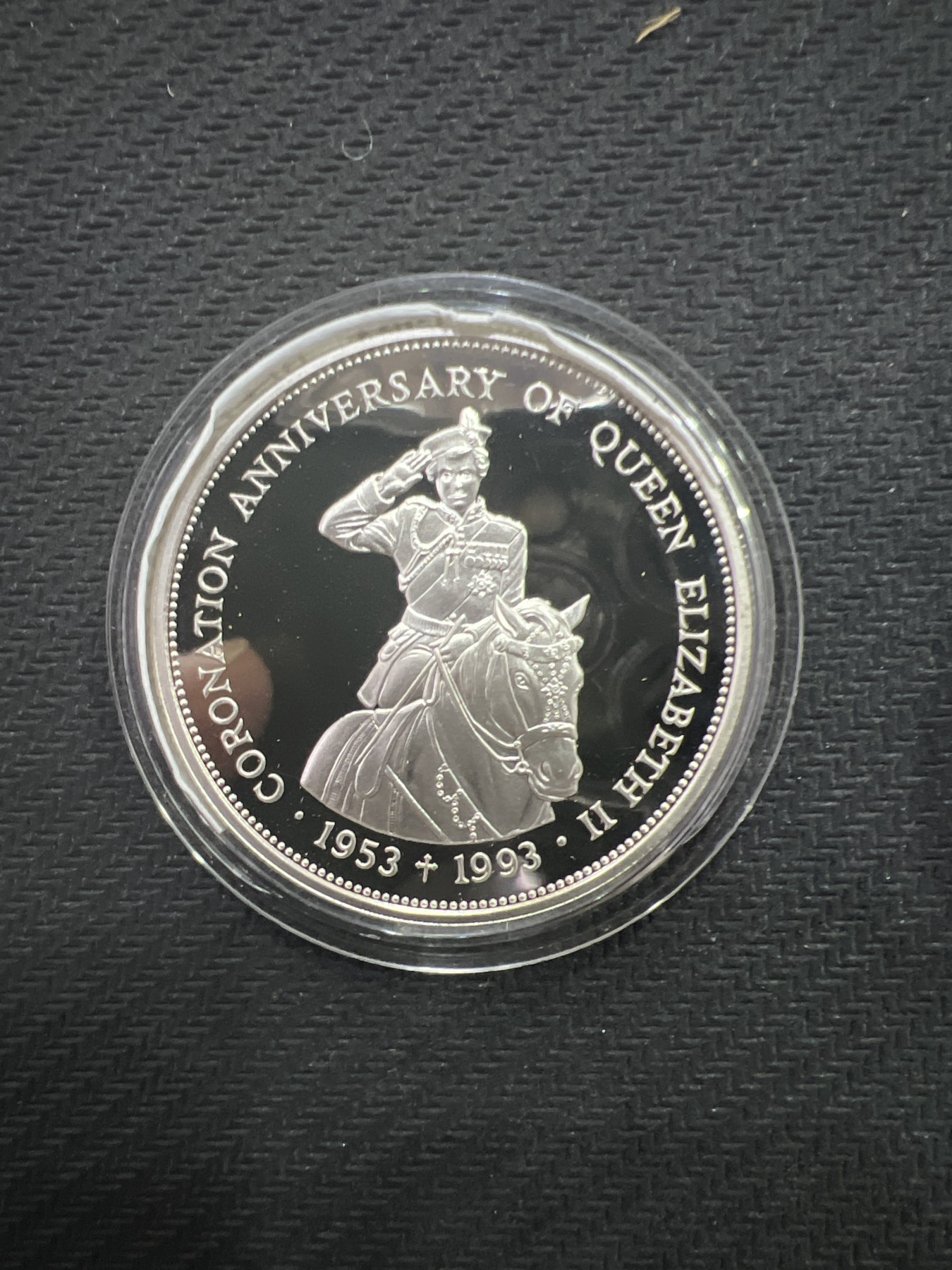 飞翔风筝第三场拍世界纸币银币硬币 伯利兹1993年精制银币28.3