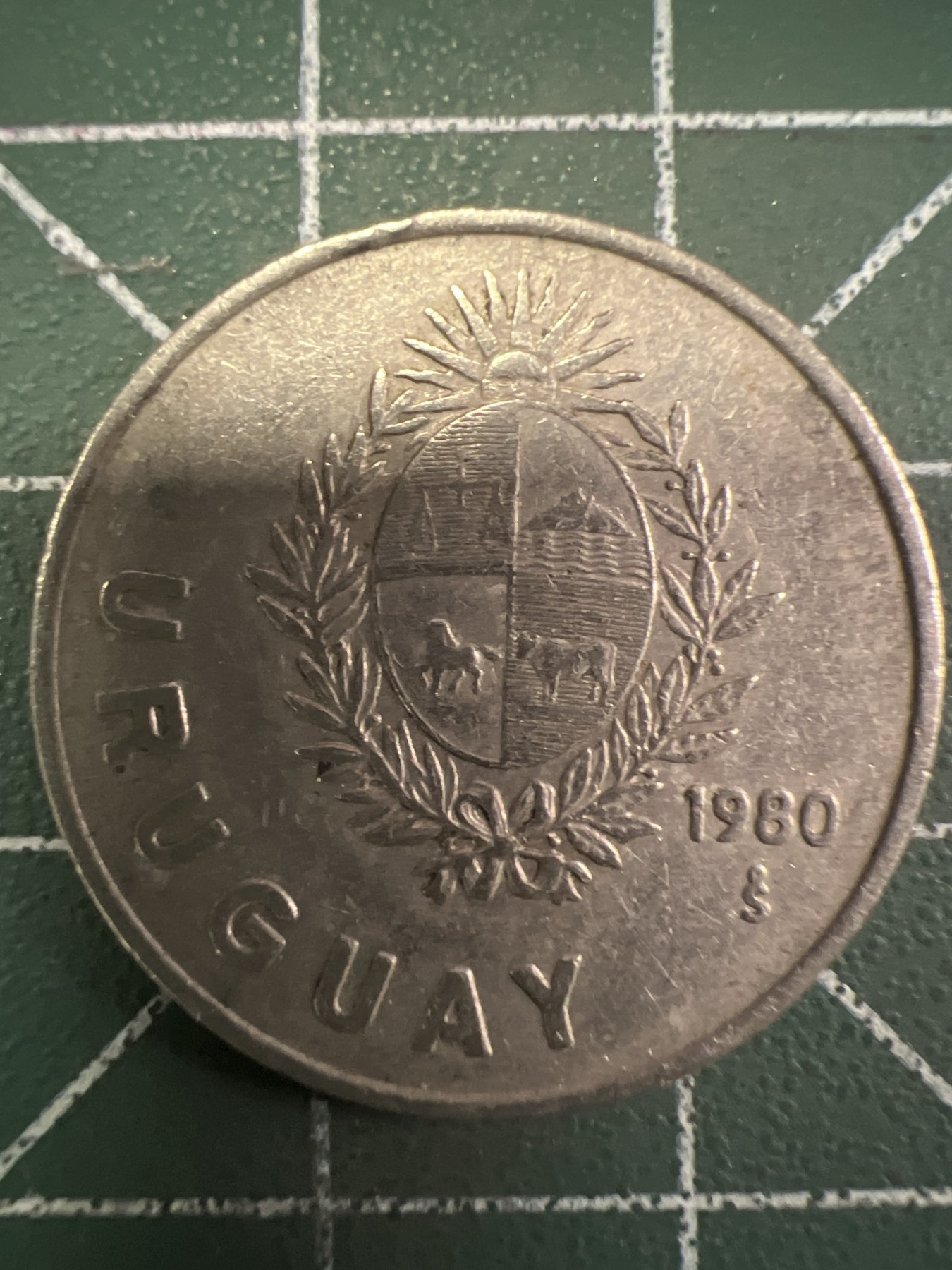 泡泡堂第376期 硬币专场 （无押金，捡漏，全场20包邮，偏远地区除外，接收代拍业务） 乌拉圭1比索