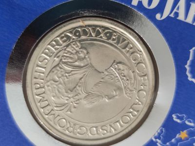 邮币封第四场 1987年比利时罗马条约银币邮币封