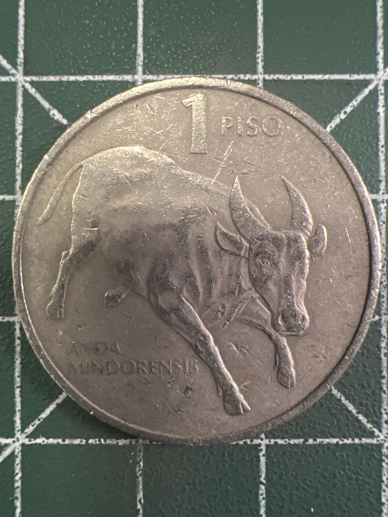 泡泡堂第351期  世界硬币 （无押金，捡漏，全场20包邮，偏远地区除外，接收代拍业务） 菲律宾大牛 1比索