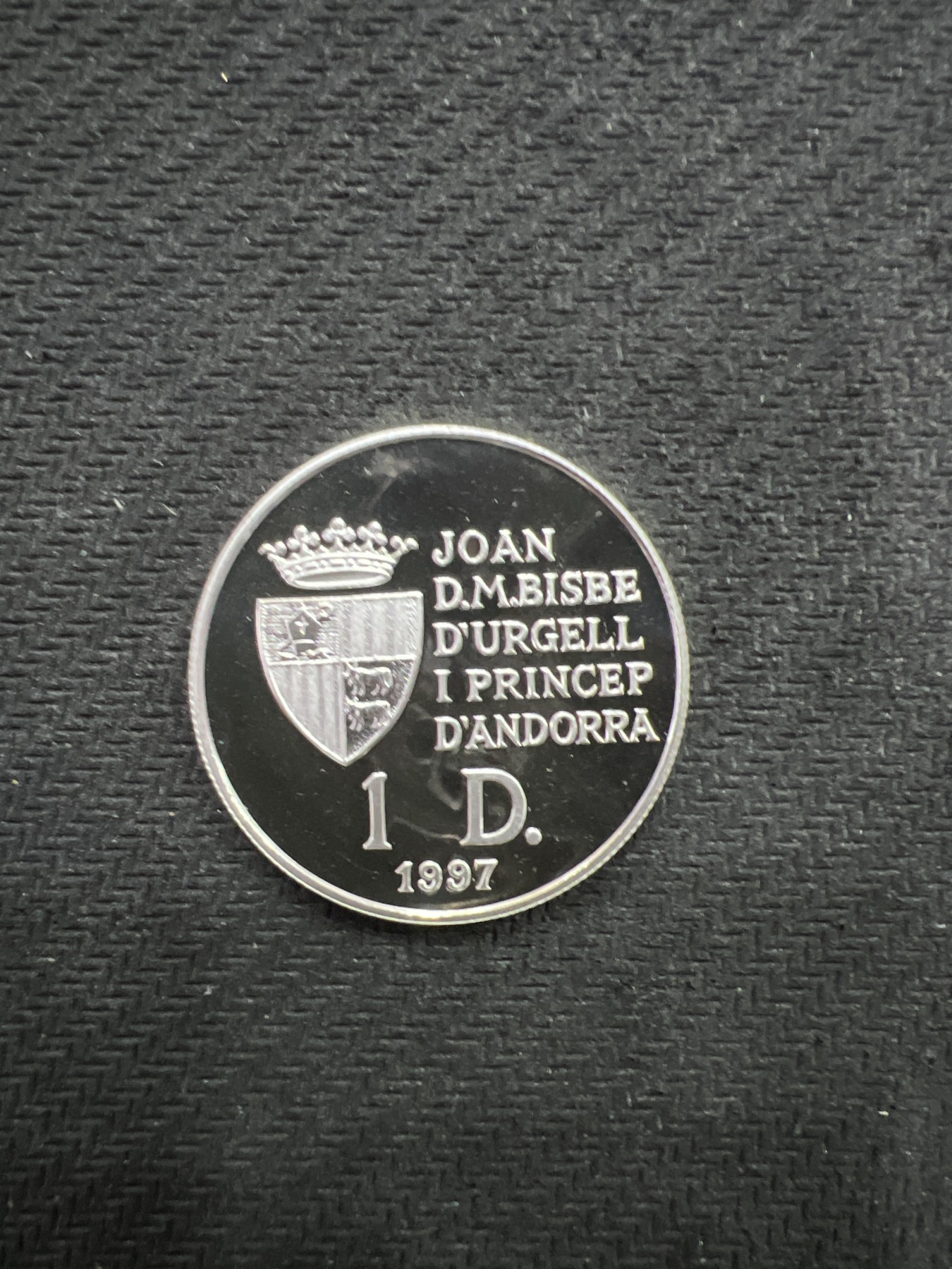 飞翔风筝第三场拍世界纸币银币硬币 安道尔1997罗马条约精制银币