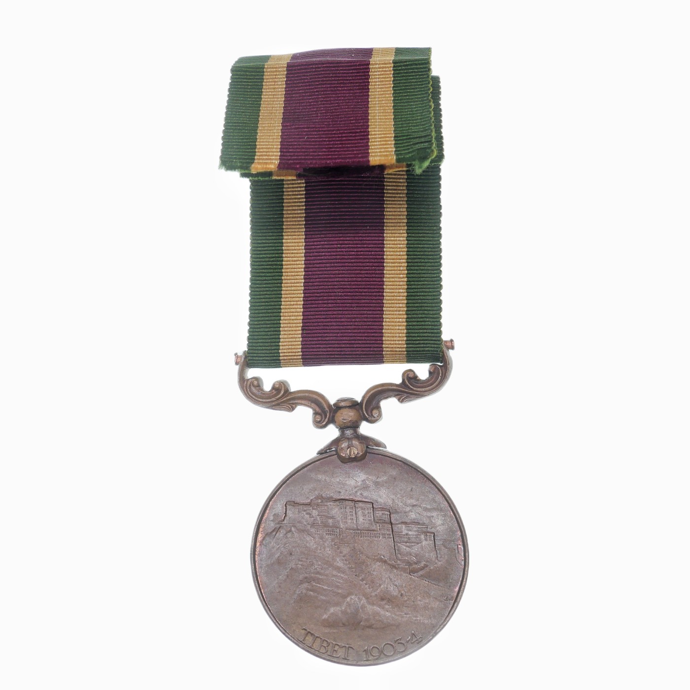 勋章奖章交易所2023.7.8群拍 英国西藏奖章，铜质，细节保存完整，一段可歌可泣的抗击侵略历史
