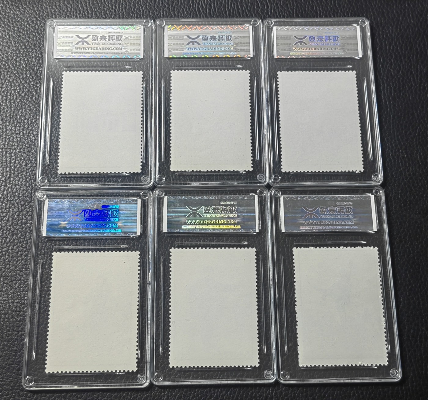 洪涛臻品批发群 精选邮票限时拍卖第三百零一十八期  【源泰评级】N33-38编号延安文艺精品新全，源泰96高分同分一套，编号精品票，源泰96高分属于全品范畴，品相类似于ASG90分。【轻量化薄壳，非常耐摔耐把玩，无任何划痕】【美评ASG最靠谱，国评源泰最靠谱】喜欢不要错过