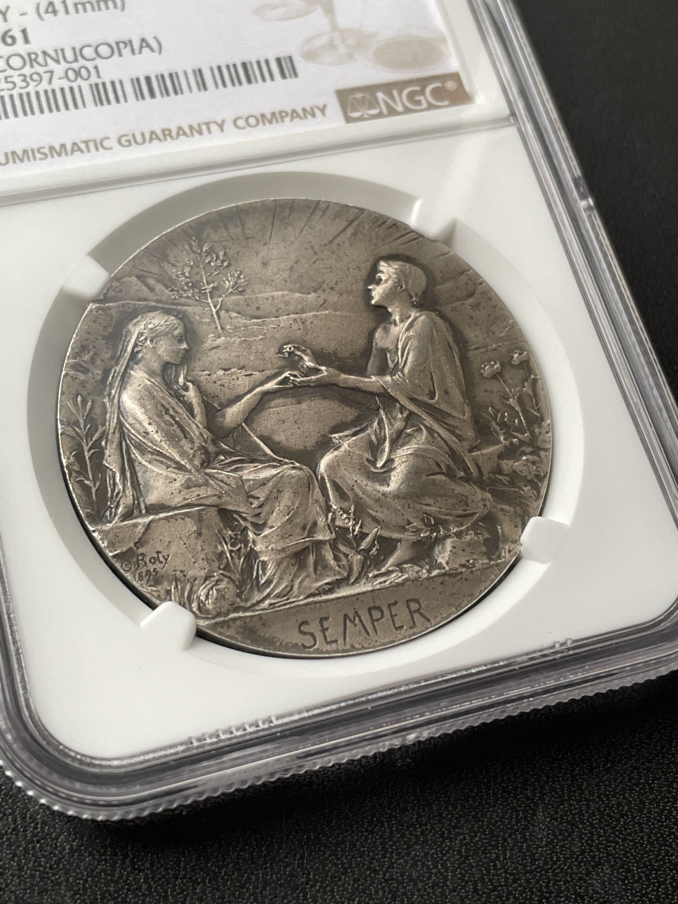 章牌专场-第26期 O.Roty～法国“永恒的爱”婚礼银章