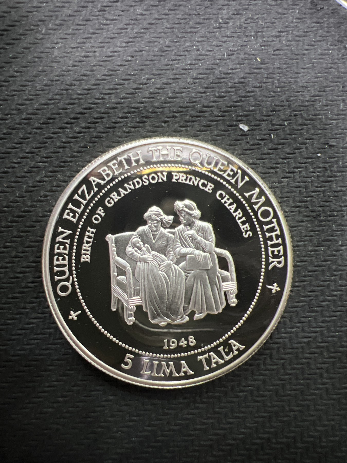 飞翔风筝第三场拍世界纸币银币硬币 托克劳群岛1995苗精制银币