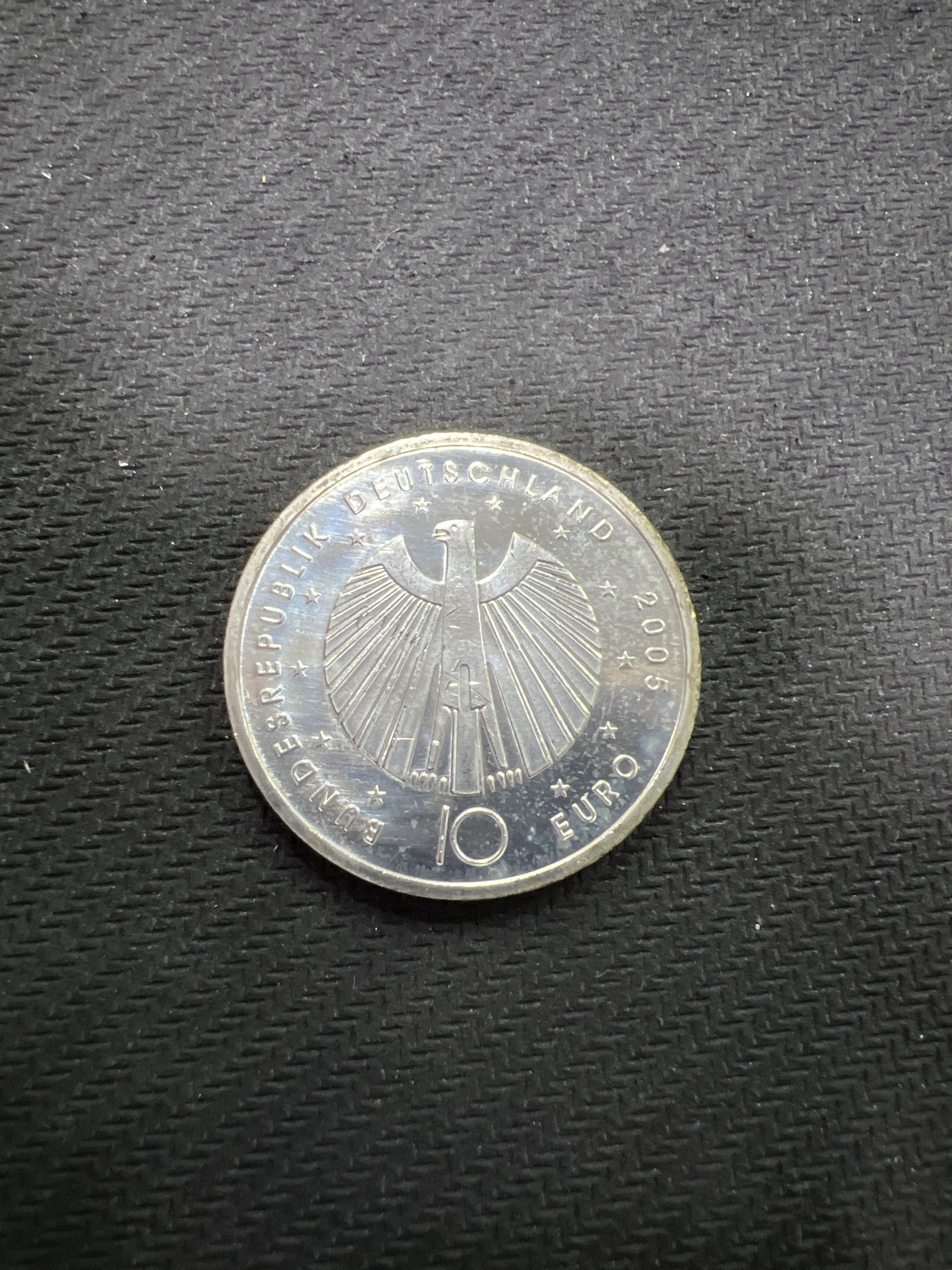 飞翔风筝第三场拍世界纸币银币硬币 德国2006年10欧纪念银币