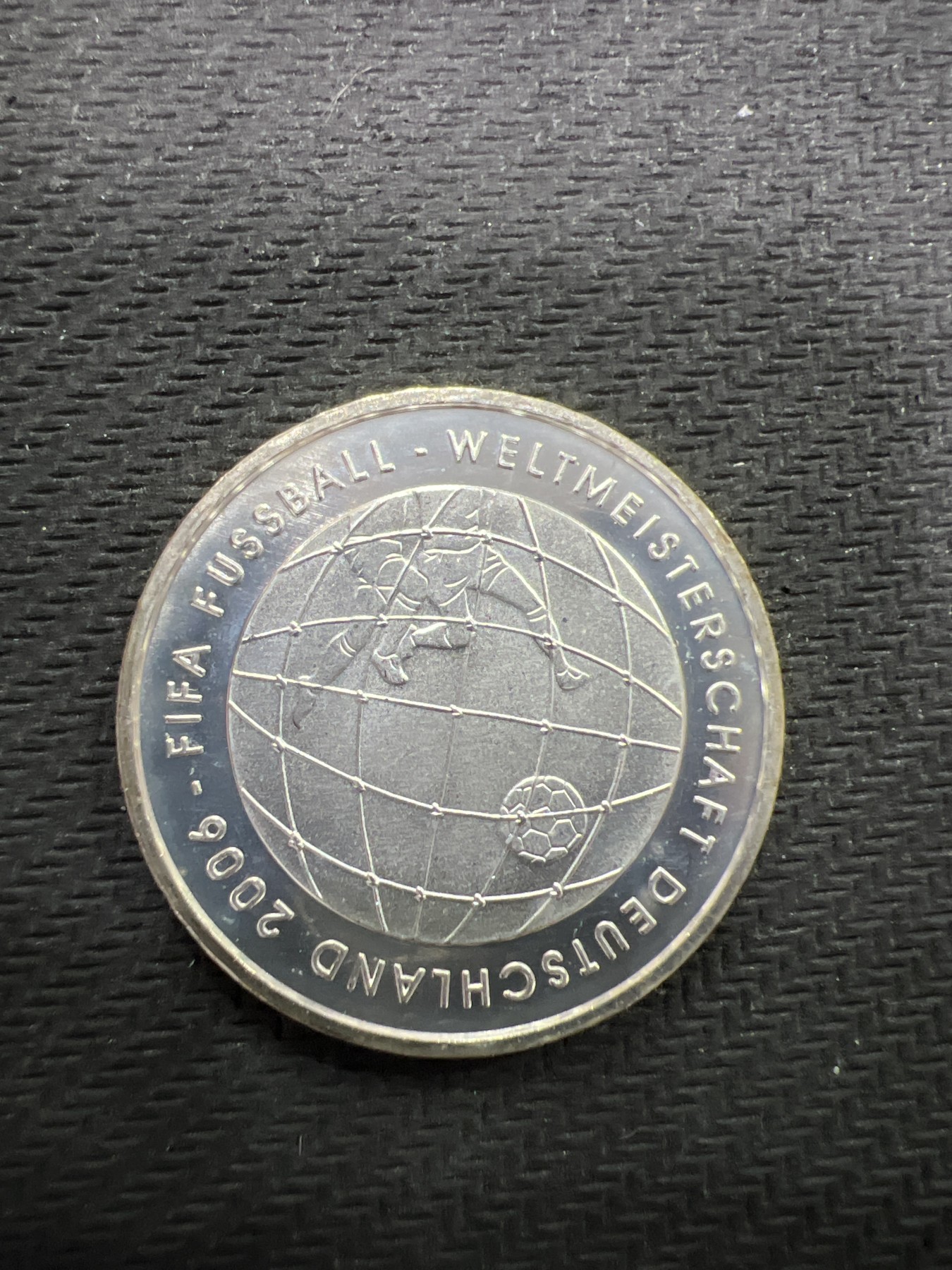 飞翔风筝第三场拍世界纸币银币硬币 德国2006年10欧纪念银币