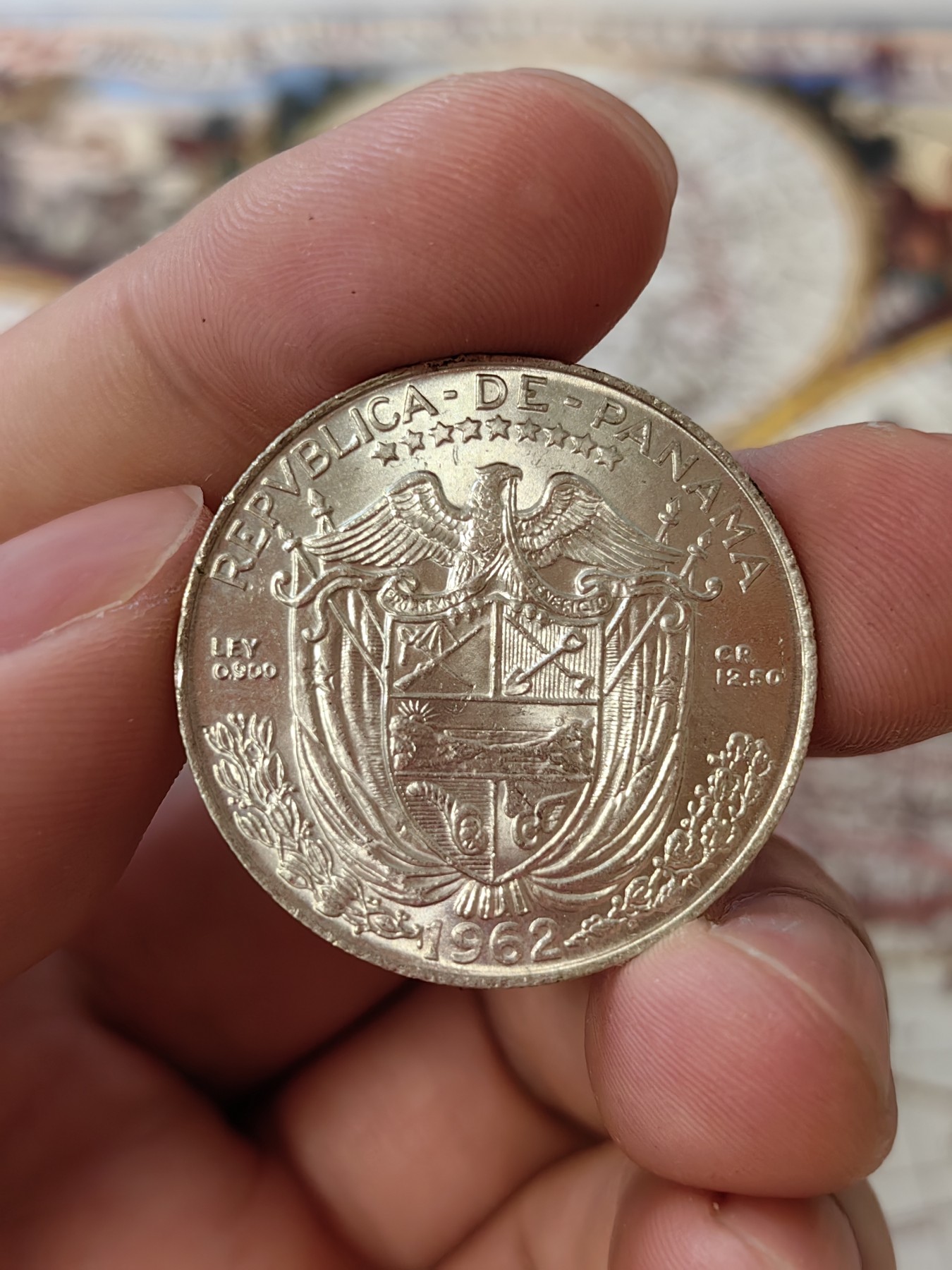 橡树集藏-006场 海纳百川 1962年 1/2巴波亚银币 1966年 1巴波亚银币 高银精品 亮度和光度极佳的裸币