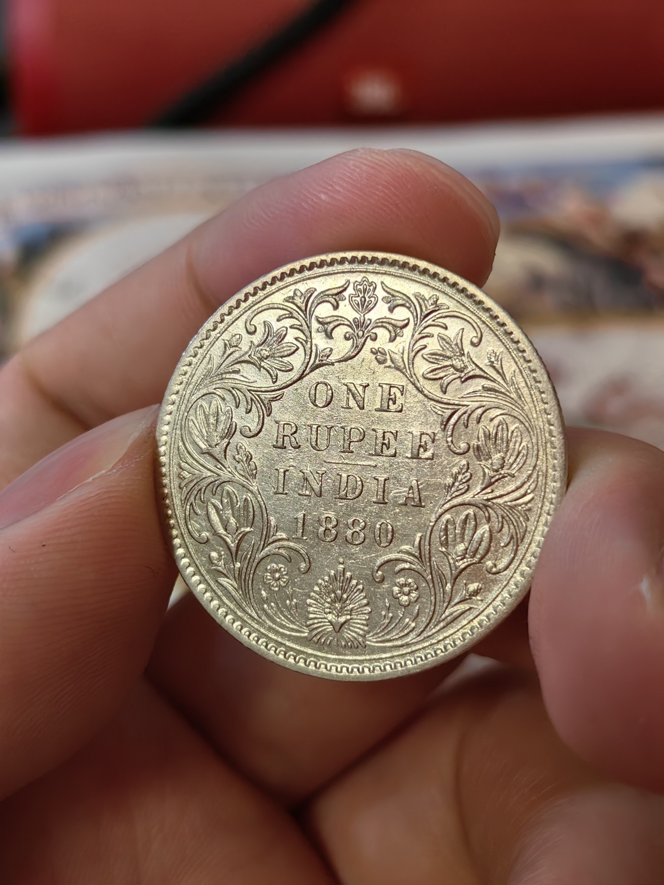 橡树集藏-006场 海纳百川 1880印度卢比 1840印度卢比 不错的裸币