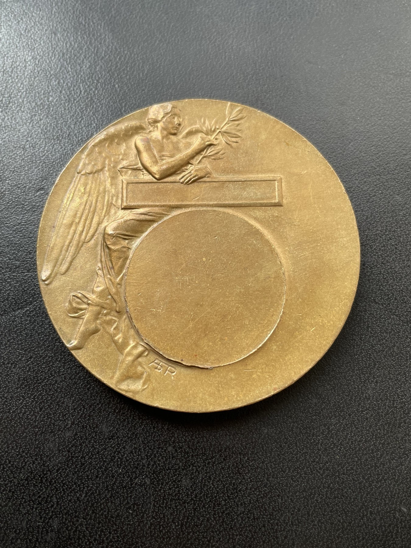 章牌专场-第26期 A.Rivet～法国玛丽安娜大铜章 直径：56 mm