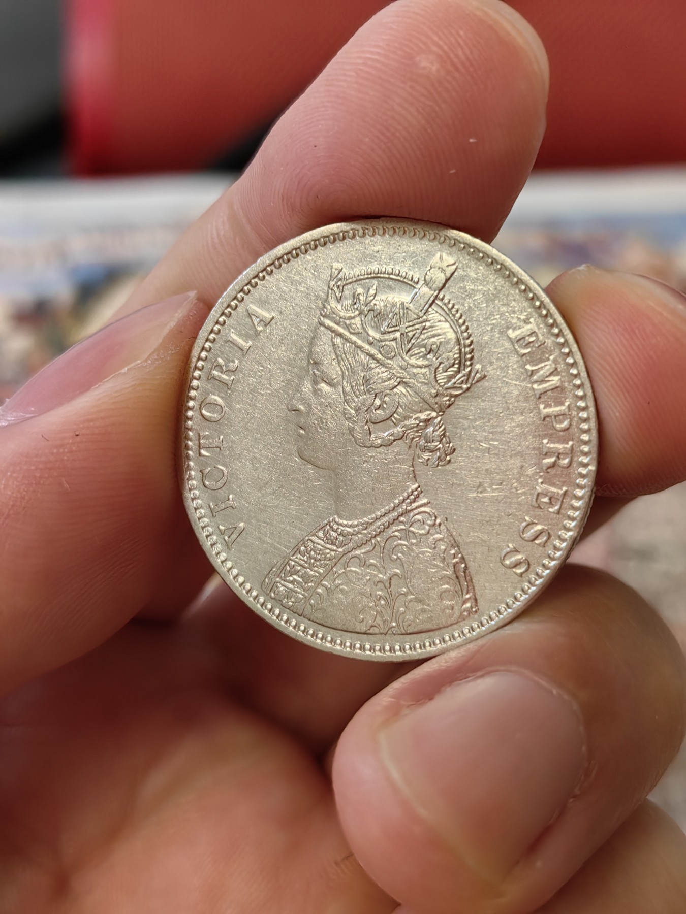 橡树集藏-006场 海纳百川 1880印度卢比 1840印度卢比 不错的裸币