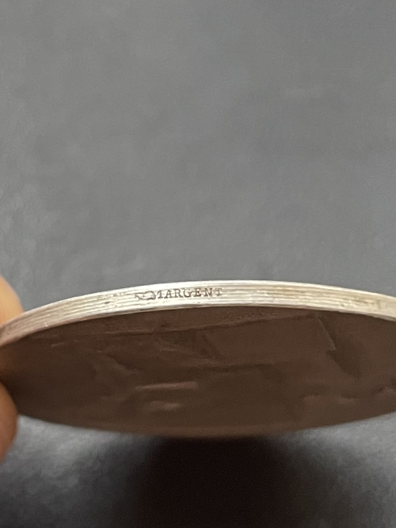 章牌专场-第26期 O.Roty～法国巴黎股票经纪人银章 直径：37 mm ，22 g