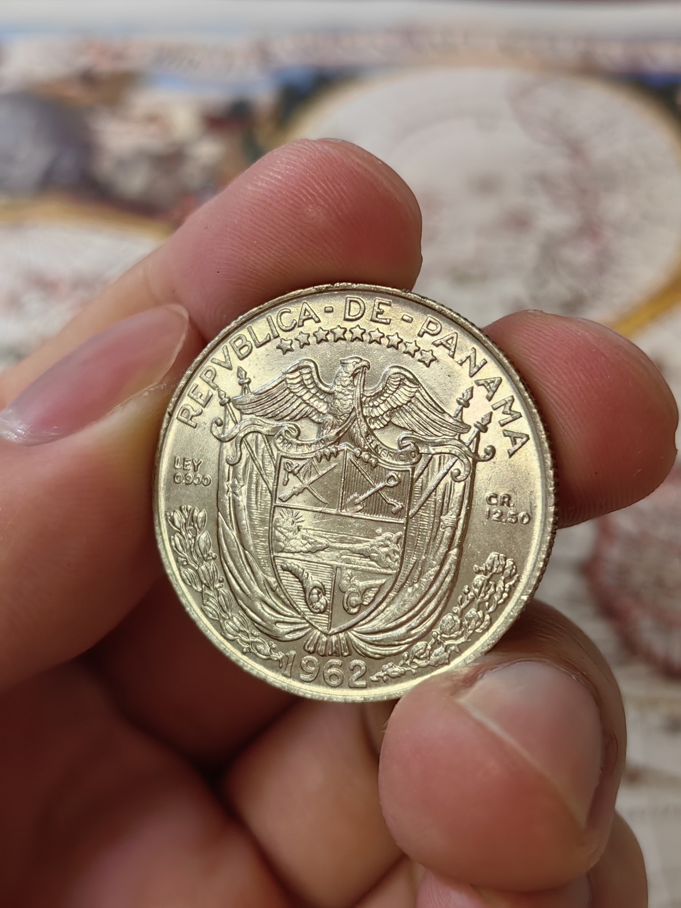 橡树集藏-006场 海纳百川 1962年 1/2巴波亚银币 1966年 1巴波亚银币 高银精品 亮度和光度极佳的裸币