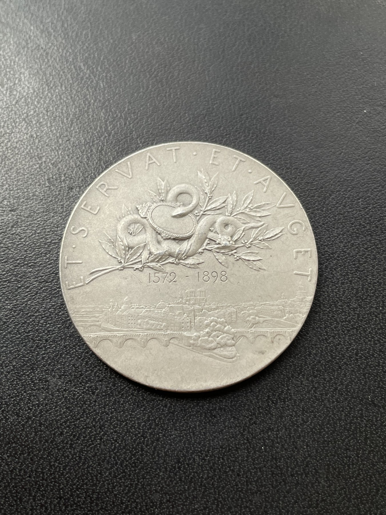 章牌专场-第26期 O.Roty～法国巴黎股票经纪人银章 直径：37 mm ，22 g